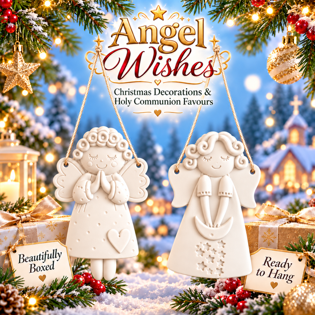 Holy Angel Pattern Angel Wishes - Pakkett Ferh